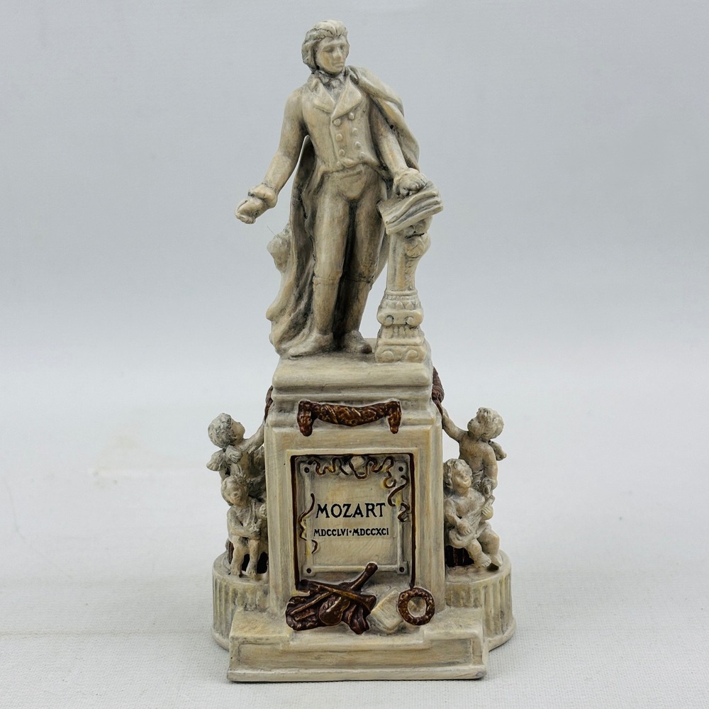 Department 56 Mozart‎ Monument Figurine Porcelain Statue Alpine Village 46313